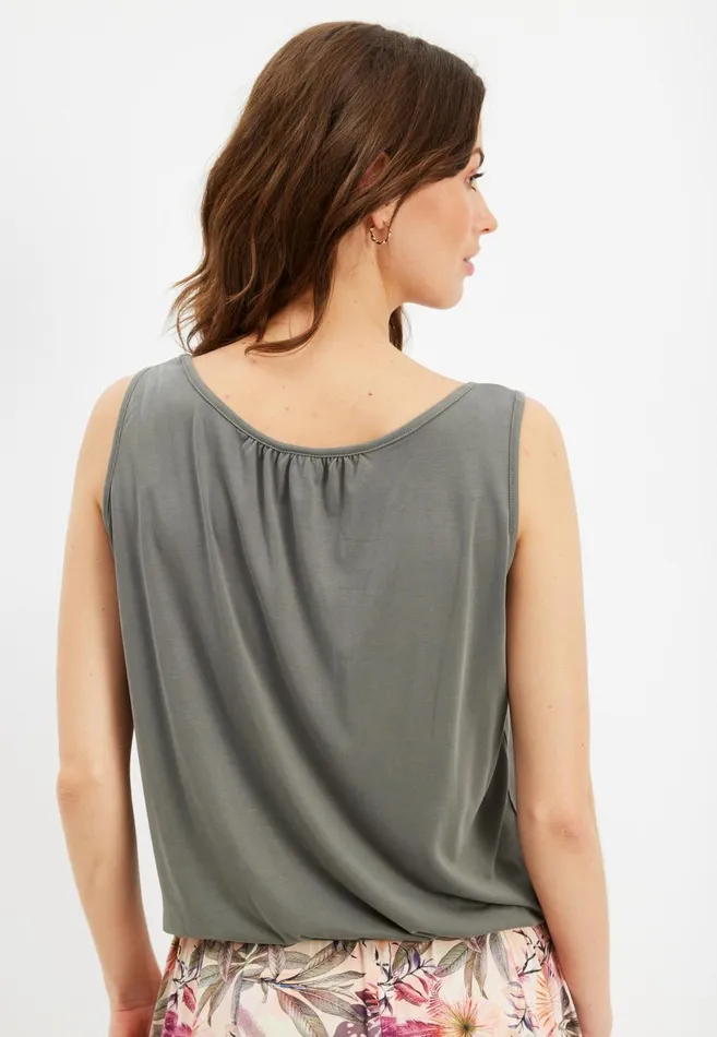 IN FRONT TOPS TSHIRTS Women NINA TOP 14982 660 Khaki Green 660