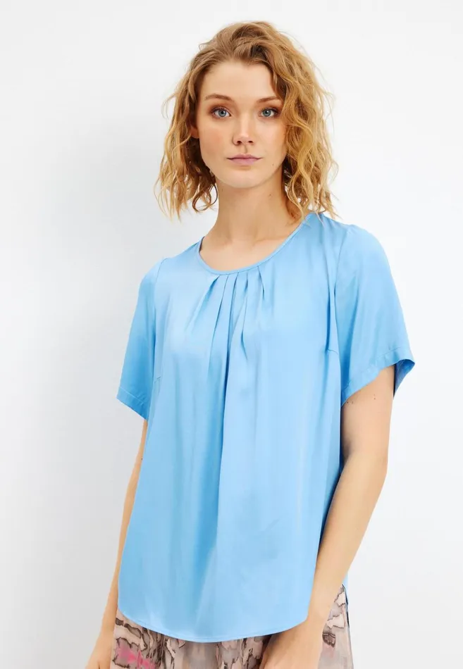 IN FRONT TOPS TSHIRTS Women ROZA BLOUSE 15702 505 Light Blue 505