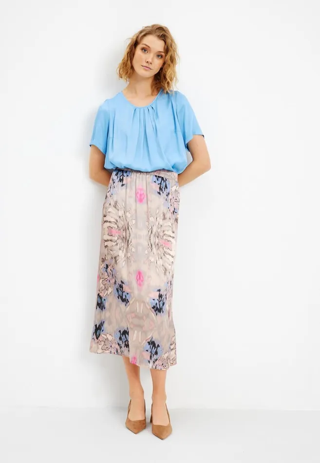IN FRONT TOPS TSHIRTS Women ROZA BLOUSE 15702 505 Light Blue 505