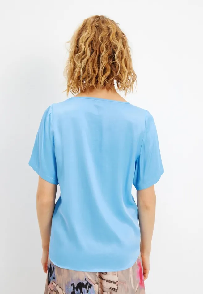 IN FRONT TOPS TSHIRTS Women ROZA BLOUSE 15702 505 Light Blue 505