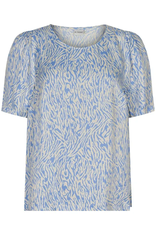 IN FRONT TOPS TSHIRTS Women SHONA BLOUSE 14963 505 Light Blue 505