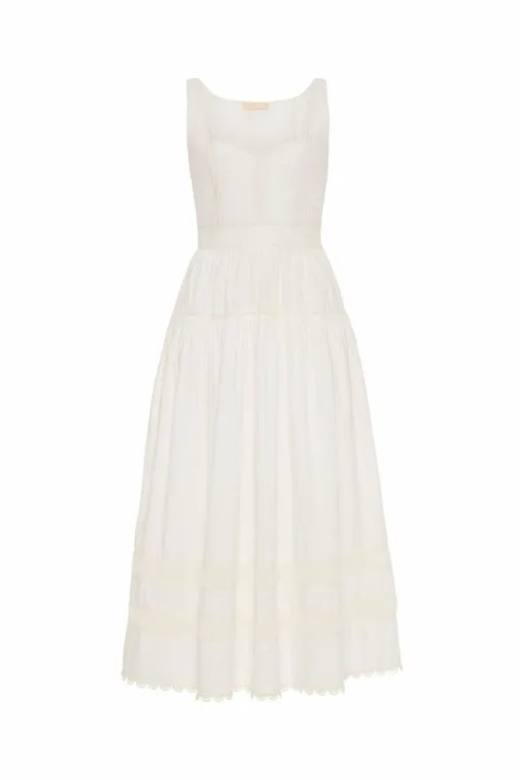 Isadora Dress Cowrie Women Ulla Johnson Dresses Isadora Dress Cowrie Women Ulla Johnson Dresses