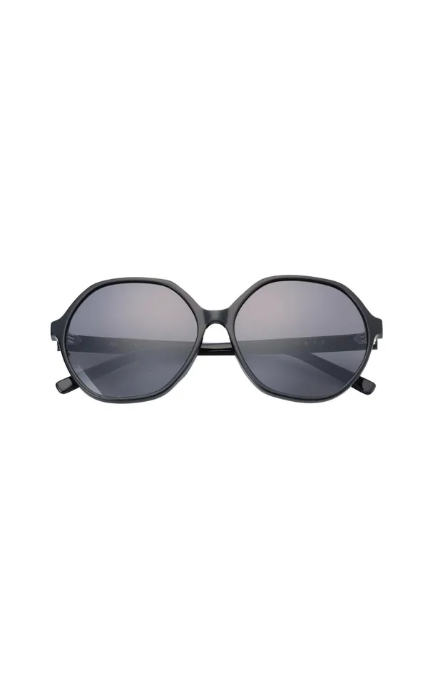 Izzy Sunglasses With Oversized Frame And Rounded Lenses Black Women YAYA Sunglasses Izzy Sunglasses With Oversized Frame And Rounded Lenses Black Women YAYA Sunglasses