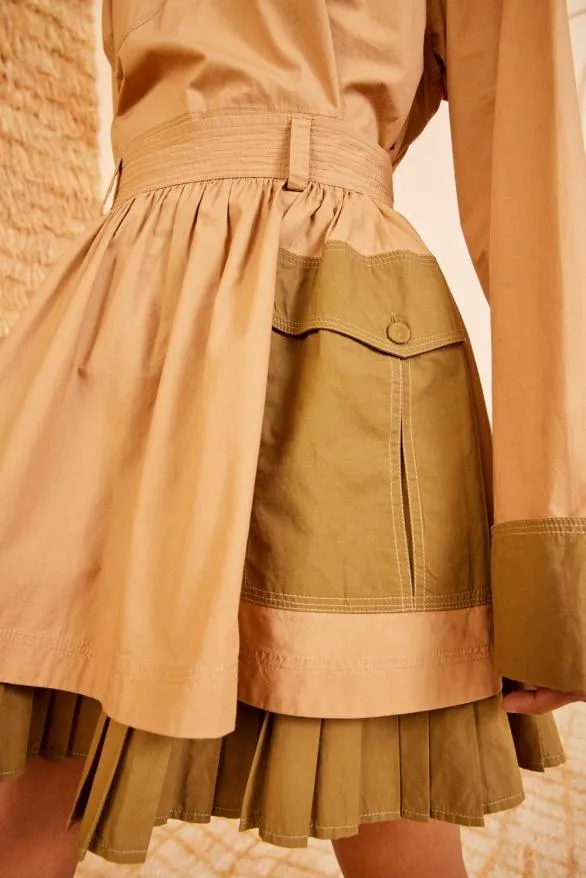 Jaqueline Skirt Sahara Colorblock Women Ulla Johnson Skirts And Shorts Jaqueline Skirt Sahara Colorblock Women Ulla Johnson Skirts And Shorts