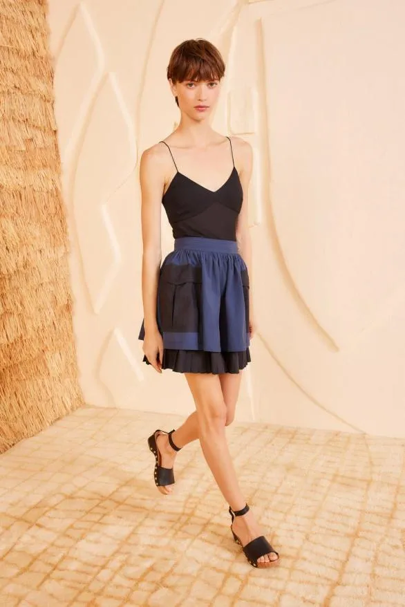 Jaqueline Skirt Twilight Colorblock Women Ulla Johnson Skirts And Shorts
