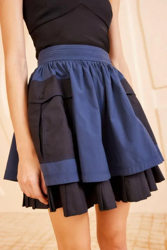 Jaqueline Skirt Twilight Colorblock Women Ulla Johnson Skirts And Shorts Jaqueline Skirt Twilight Colorblock Women Ulla Johnson Skirts And Shorts