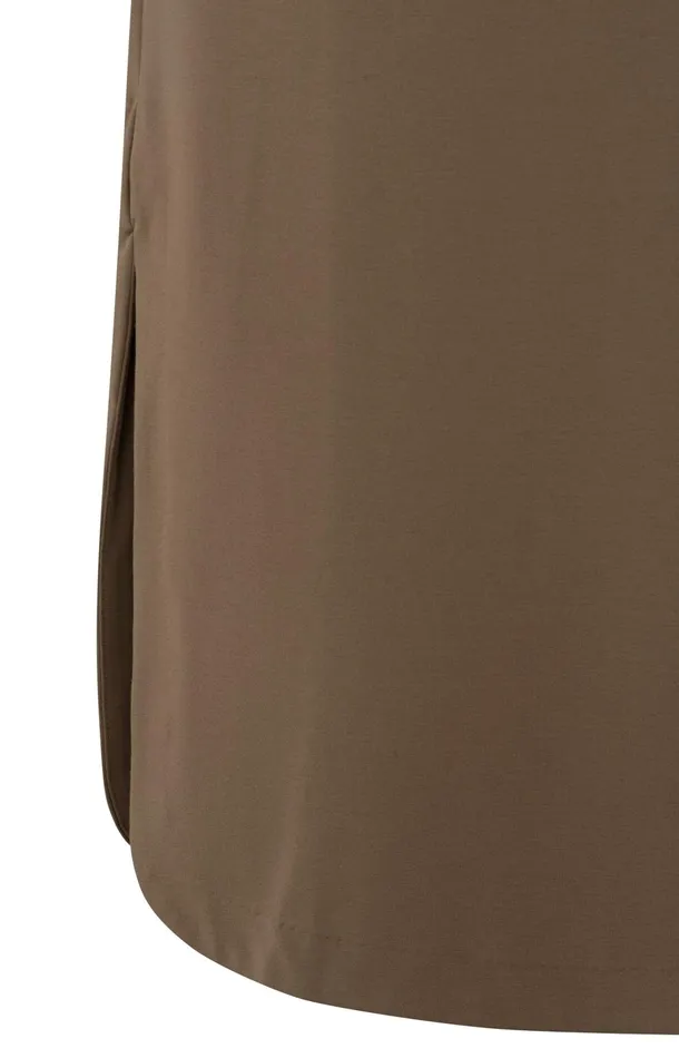 Jersey Midi Dress With Belt And Regular Fit Caribou Brown Women YAYA Dresses Jersey Midi Dress With Belt And Regular Fit Caribou Brown Women YAYA Dresses