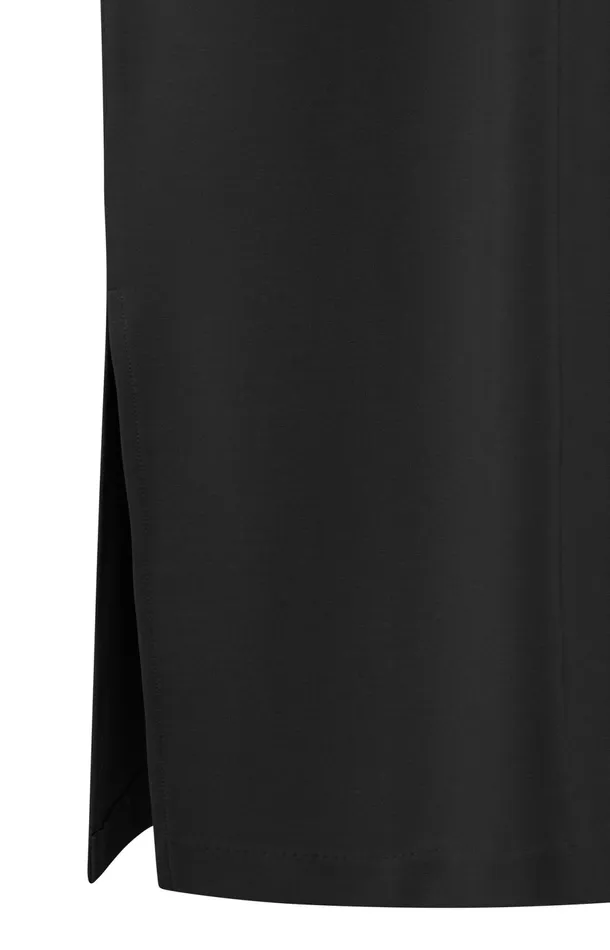 Jersey Midi Dress With Pocket Details Phantom Women YAYA Dresses Jersey Midi Dress With Pocket Details Phantom Women YAYA Dresses