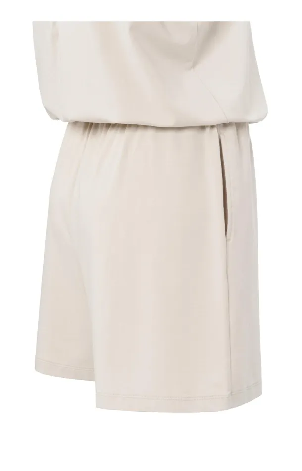 Jersey Playsuit With Batwing Sleeves And Pockets Moonstruck Women YAYA Jumpsuits Jersey Playsuit With Batwing Sleeves And Pockets Moonstruck Women YAYA Jumpsuits