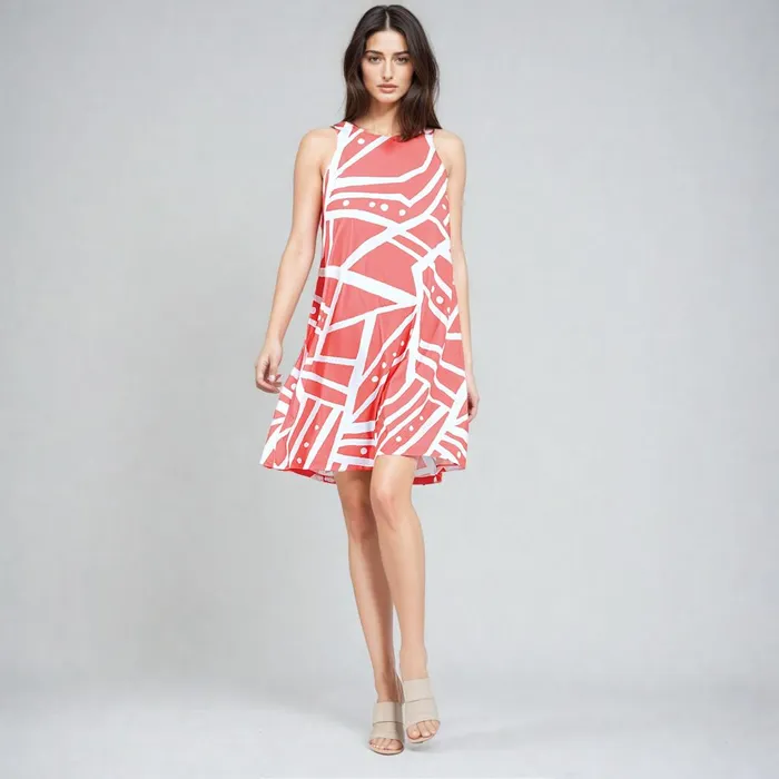 Jewel Neck Swing Dress 8211 StripesDots 8211 Final Sale Women Clara Sunwoo Dresses Jumpsuits Jewel Neck Swing Dress 8211 StripesDots 8211 Final Sale Women Clara Sunwoo Dresses Jumpsuits