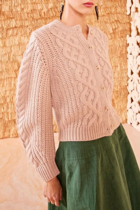 Jodi Cardigan Timber Women Ulla Johnson Knits Jodi Cardigan Timber Women Ulla Johnson Knits
