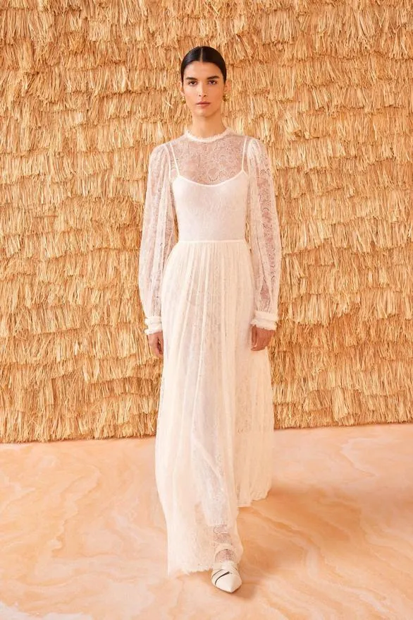 Josephine Gown Cowrie Women Ulla Johnson Dresses Josephine Gown Cowrie Women Ulla Johnson Dresses