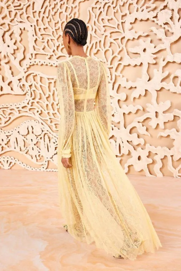 Josephine Gown Lemonbalm Women Ulla Johnson Dresses Josephine Gown Lemonbalm Women Ulla Johnson Dresses