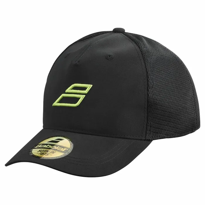 Juniors and Kids Accessories Babolat Curve Trucker Cap Junior Blackyellow