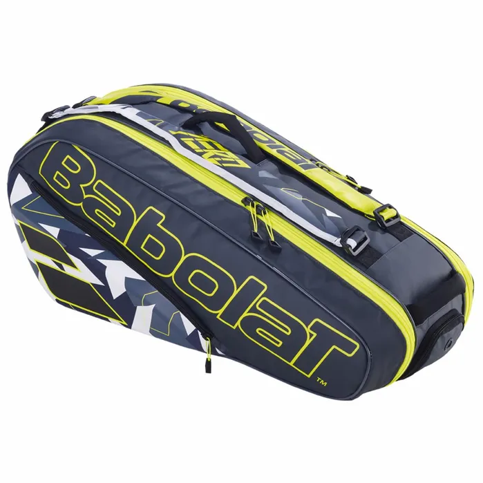 Juniors and KidsMen Tennis Babolat RH6 Pure Aero Gray Yellow White