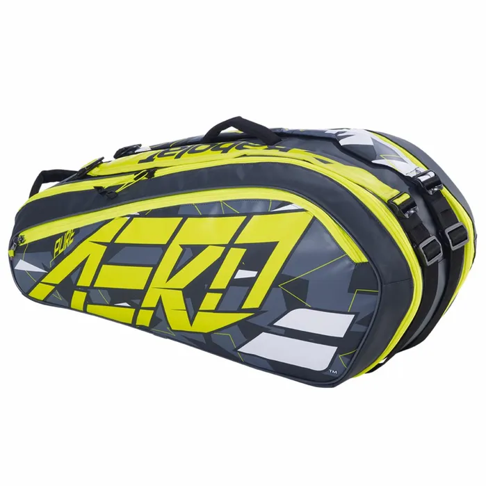 Juniors and KidsMen Tennis Babolat RH6 Pure Aero Gray Yellow White