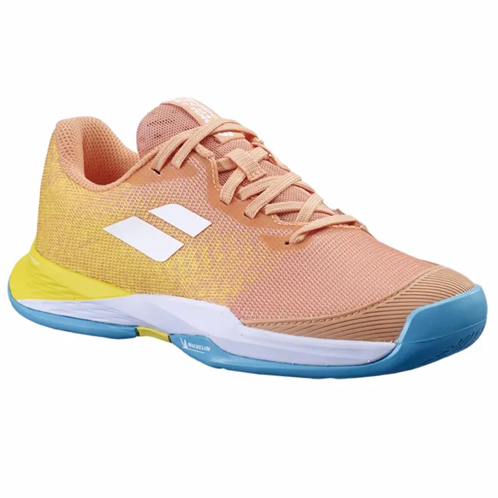 Juniors and Kids Tennis Babolat Jet Mach 3 All Court Junior Girl Coralgold Fusion