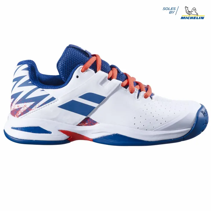 Juniors and Kids Tennis Babolat Propulse All Court Junior Boy Whiteestate Blue Juniors and Kids Tennis Babolat Propulse All Court Junior Boy Whiteestate Blue