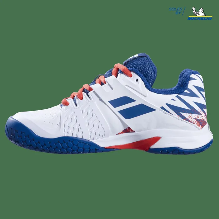 Juniors and Kids Tennis Babolat Propulse All Court Junior Boy Whiteestate Blue