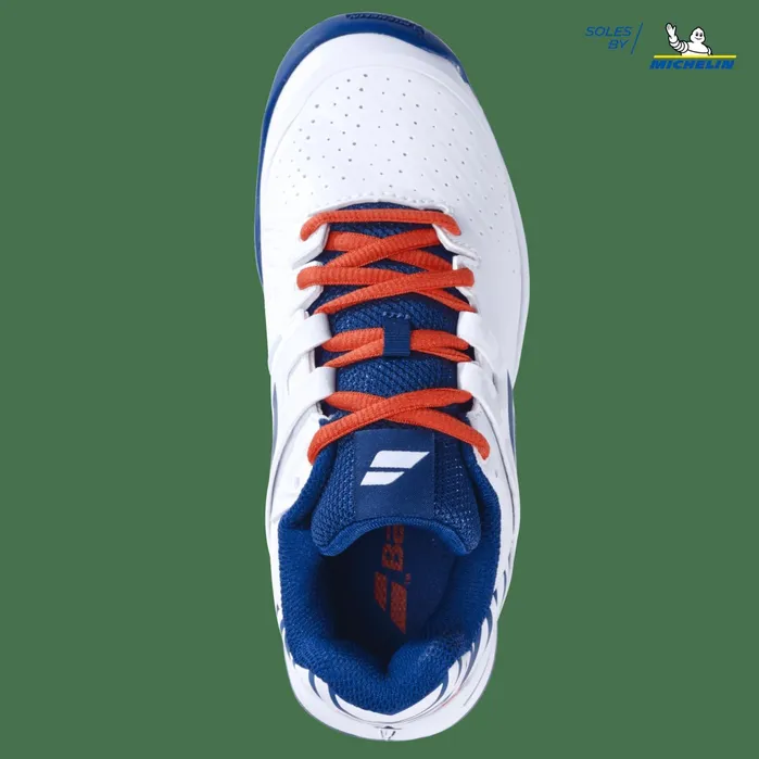 Juniors and Kids Tennis Babolat Propulse All Court Junior Boy Whiteestate Blue