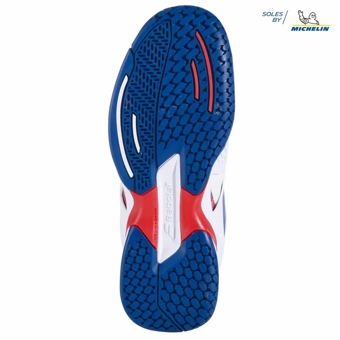 Juniors and Kids Tennis Babolat Propulse All Court Junior Boy Whiteestate Blue