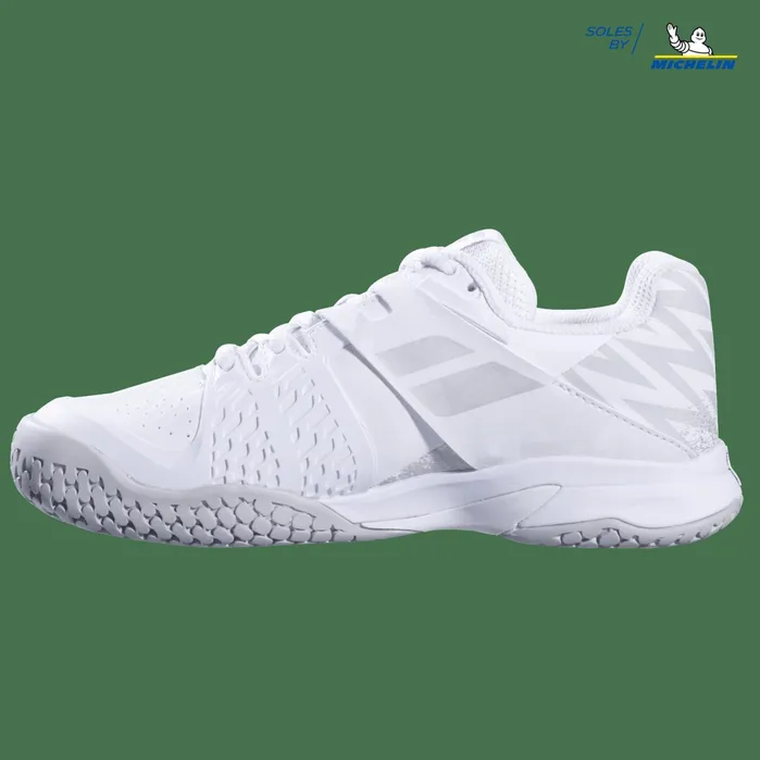 Juniors and Kids Tennis Babolat Propulse All Court Wimbledon Junior Whitesilver