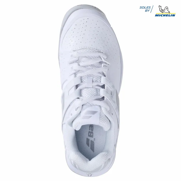 Juniors and Kids Tennis Babolat Propulse All Court Wimbledon Junior Whitesilver
