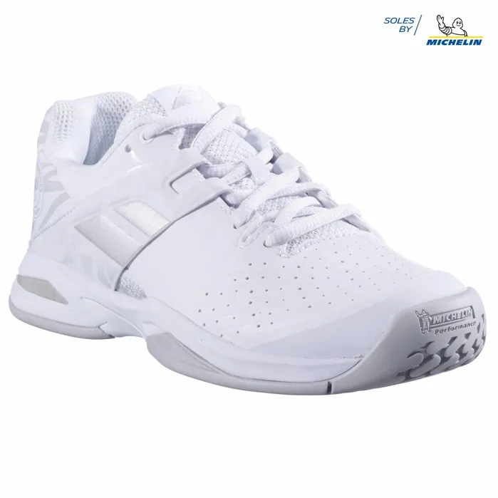 Juniors and Kids Tennis Babolat Propulse All Court Wimbledon Junior Whitesilver