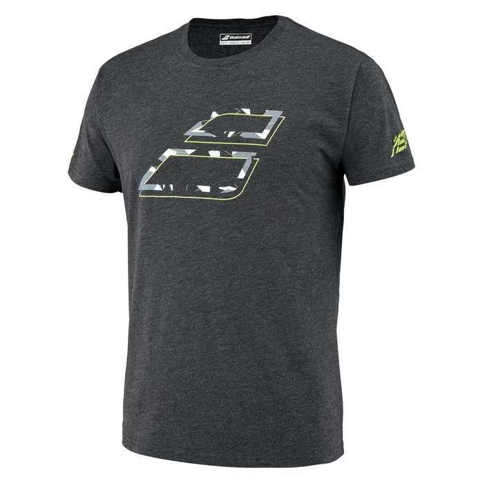 Juniors and Kids Tops Babolat Aero Cotton Tee Junior Black Marlyellow