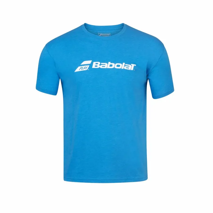 Juniors and Kids Tops Babolat Exercise Babolat Tee Boy Light Heather Blue