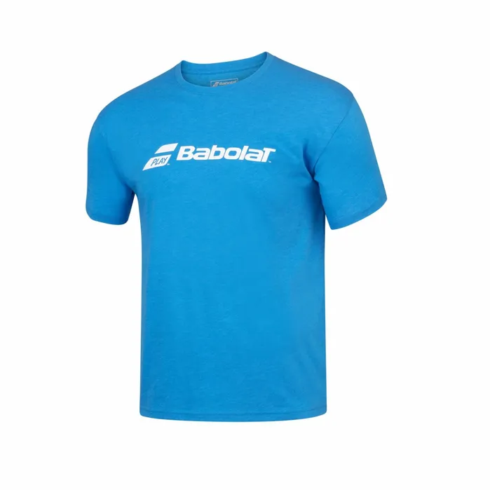 Juniors and Kids Tops Babolat Exercise Babolat Tee Boy Light Heather Blue