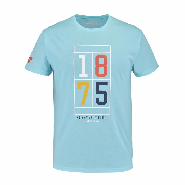 Juniors and Kids Tops Babolat Exercise Cotton Tee Blue