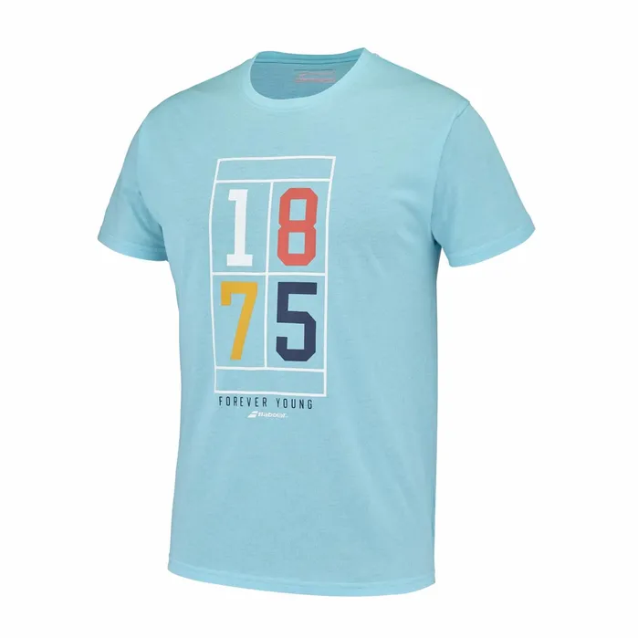 Juniors and Kids Tops Babolat Exercise Cotton Tee Blue