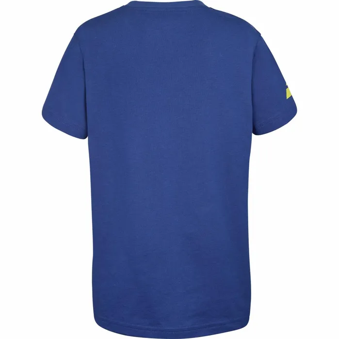 Juniors and Kids Tops Babolat Exercise Cotton Tee Boy Blue