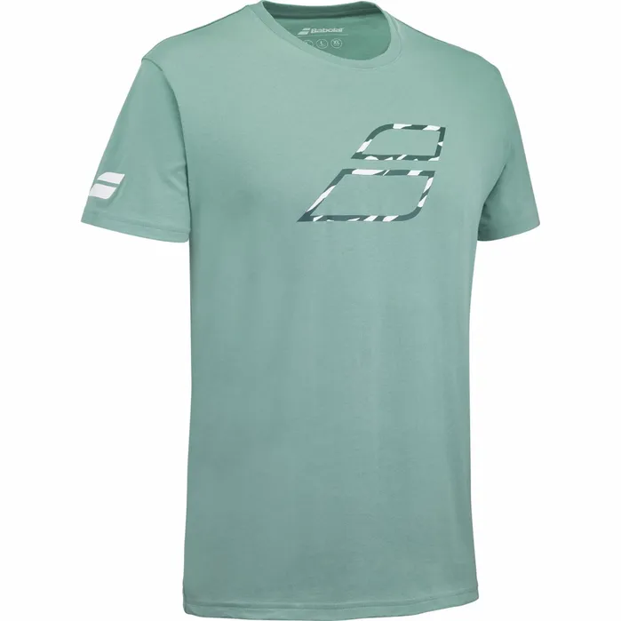 Juniors and Kids Tops Babolat Exercise Cotton Tee Boy Green