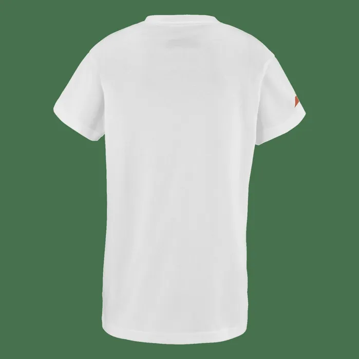 Juniors and Kids Tops Babolat Exercise Cotton Tee Whiteblue