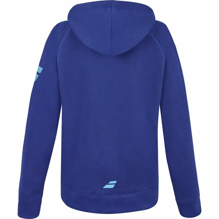 Juniors and Kids Tops Babolat Exercise Hood Jacket Junior Dark Blue