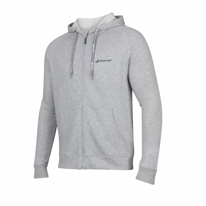Juniors and Kids Tops Babolat Exercise Hood JacketBoy Flecked Gray