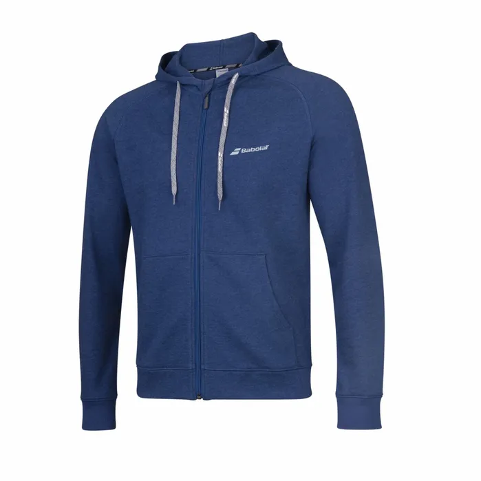 Juniors and Kids Tops Babolat Exercise Hood JacketBoy Heather Blue