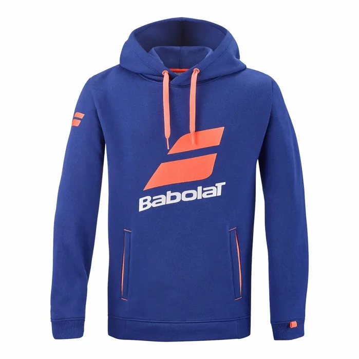 Juniors and Kids Tops Babolat Exercise Hood Sweat Dark Blue