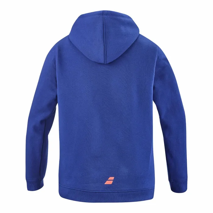 Juniors and Kids Tops Babolat Exercise Hood Sweat Dark Blue