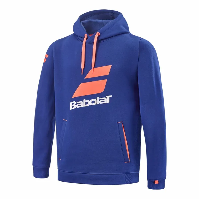 Juniors and Kids Tops Babolat Exercise Hood Sweat Dark Blue