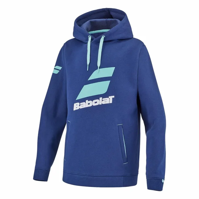 Juniors and Kids Tops Babolat Exercise Hood Sweat Junior Blue