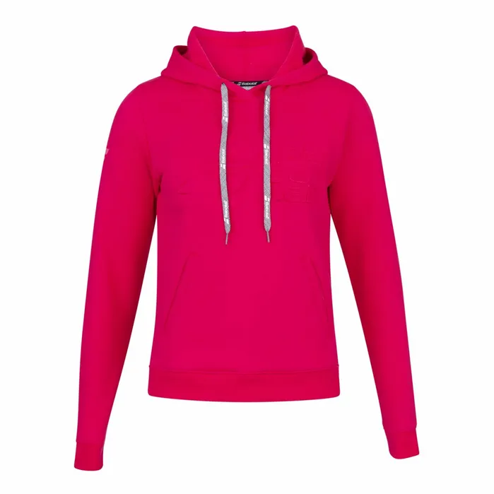 Juniors and Kids Tops Babolat Exercise Hood Sweat Unisex Pink