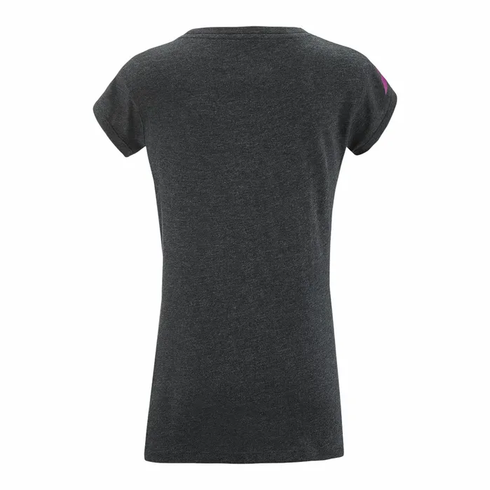 Juniors and Kids Tops Babolat Exercise Message Tee Heather Black