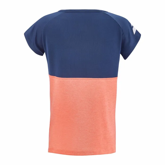 Juniors and Kids Tops Babolat Play Cap Sleeve Top Orangedark Blue