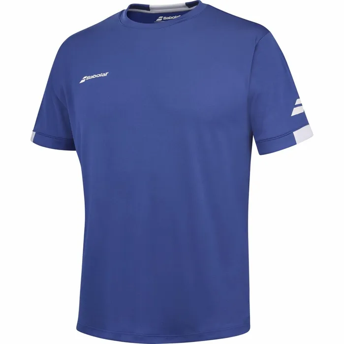 Juniors and Kids Tops Babolat Play Crew Neck Tee Boy Dark Blue