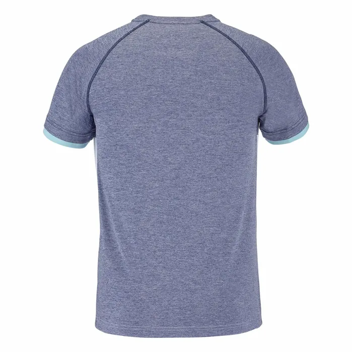 Juniors and Kids Tops Babolat Play Crew Neck Tee Boy Whiteheather Blue