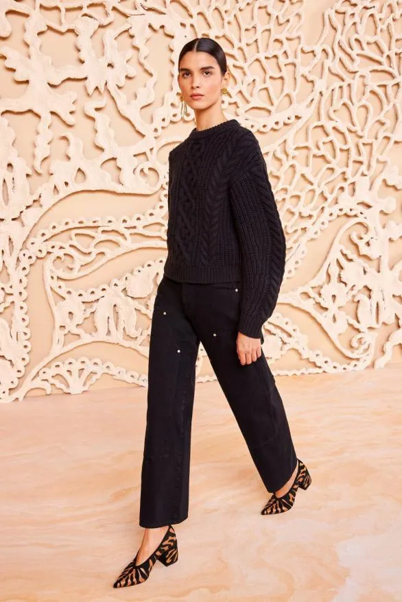 Juniper Pullover Noir Women Ulla Johnson Knits Juniper Pullover Noir Women Ulla Johnson Knits