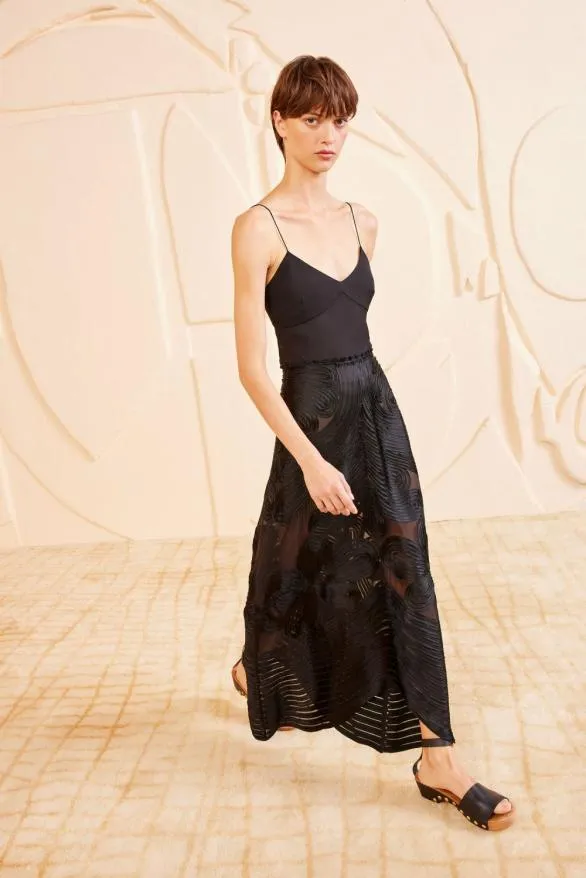 Kaelyn Skirt Noir Women Ulla Johnson Skirts And Shorts